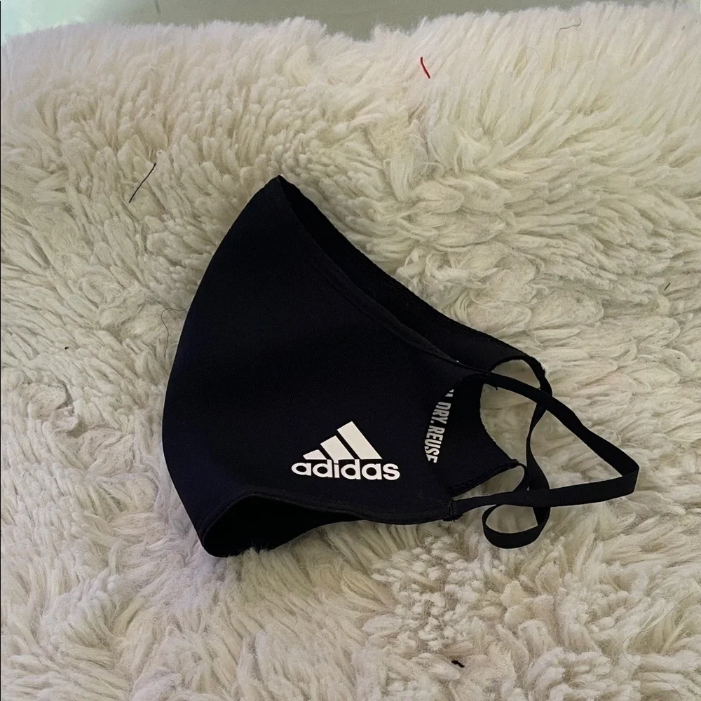 Adidas Black and White Face Mask